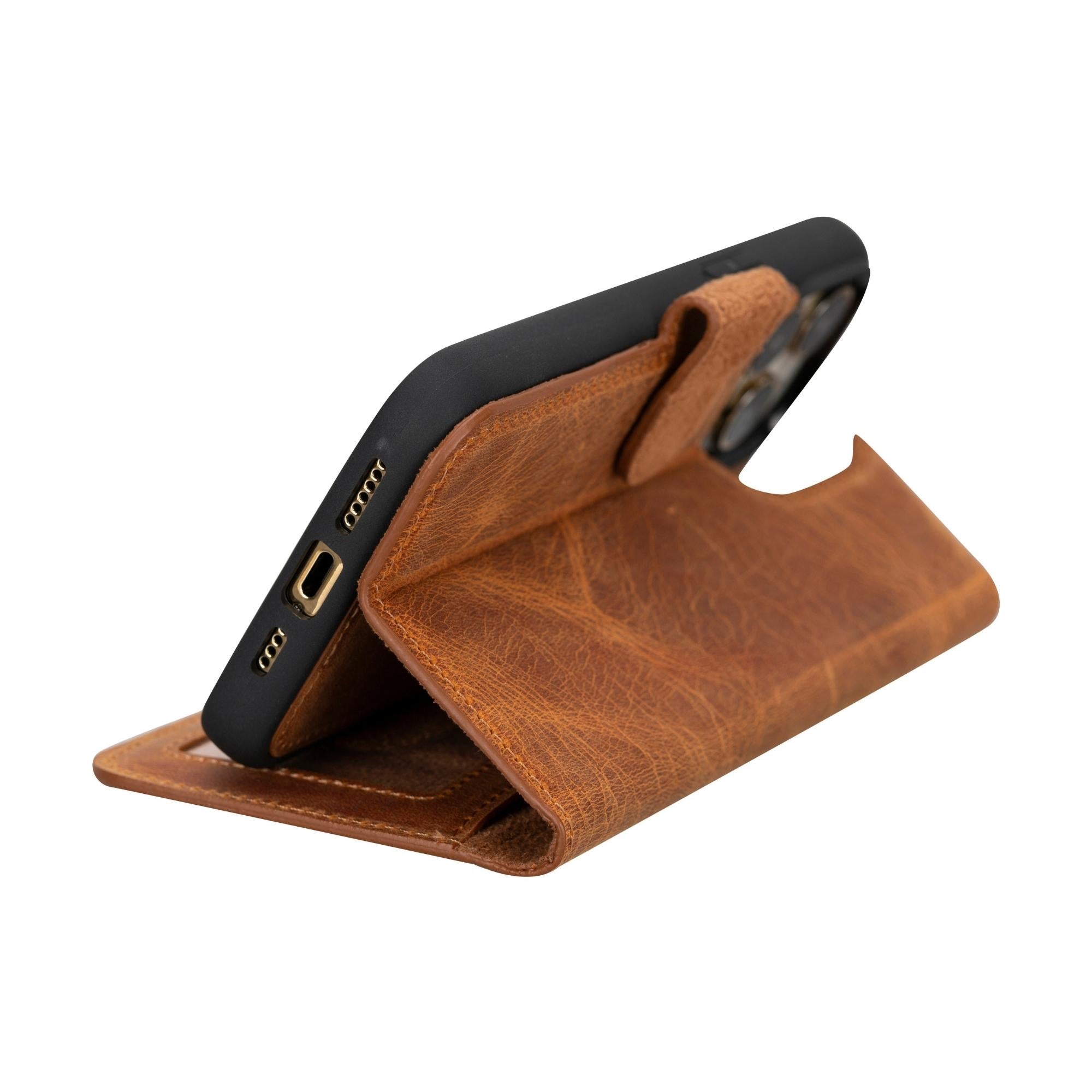 casper iphone 14 series detachable leather wallet case - toronata - 