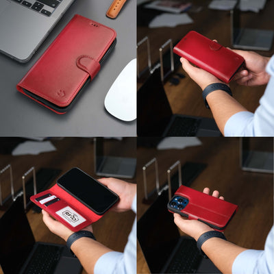 Casper iPhone 16 Pro Wallet Case Leather MagSafe - TORONATA - 