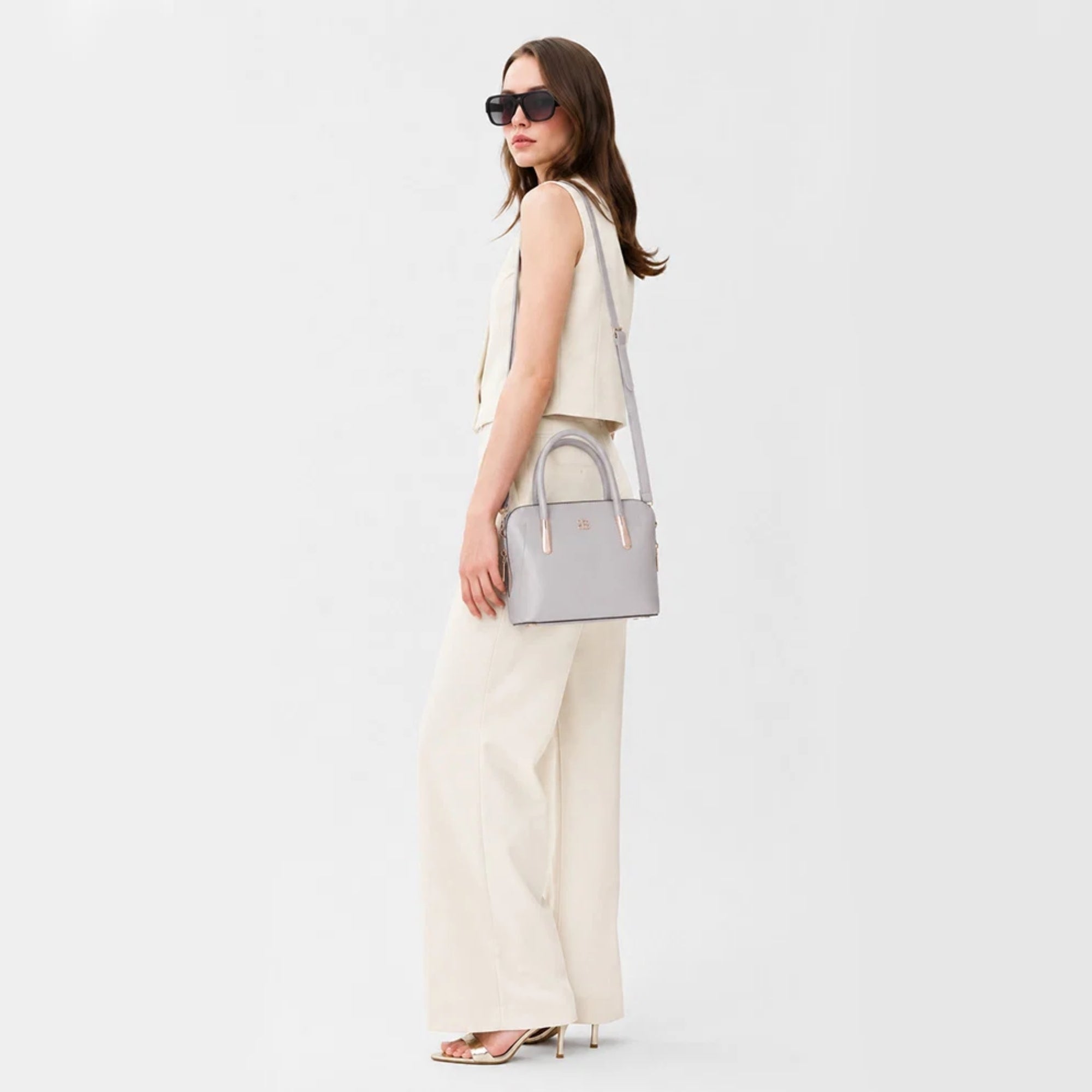 Belmont Satchel Handbag & Crossbody Purse - 