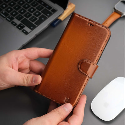 Casper Leather iPhone 14 Plus Wallet Case | MagSafe - TORONATA - 