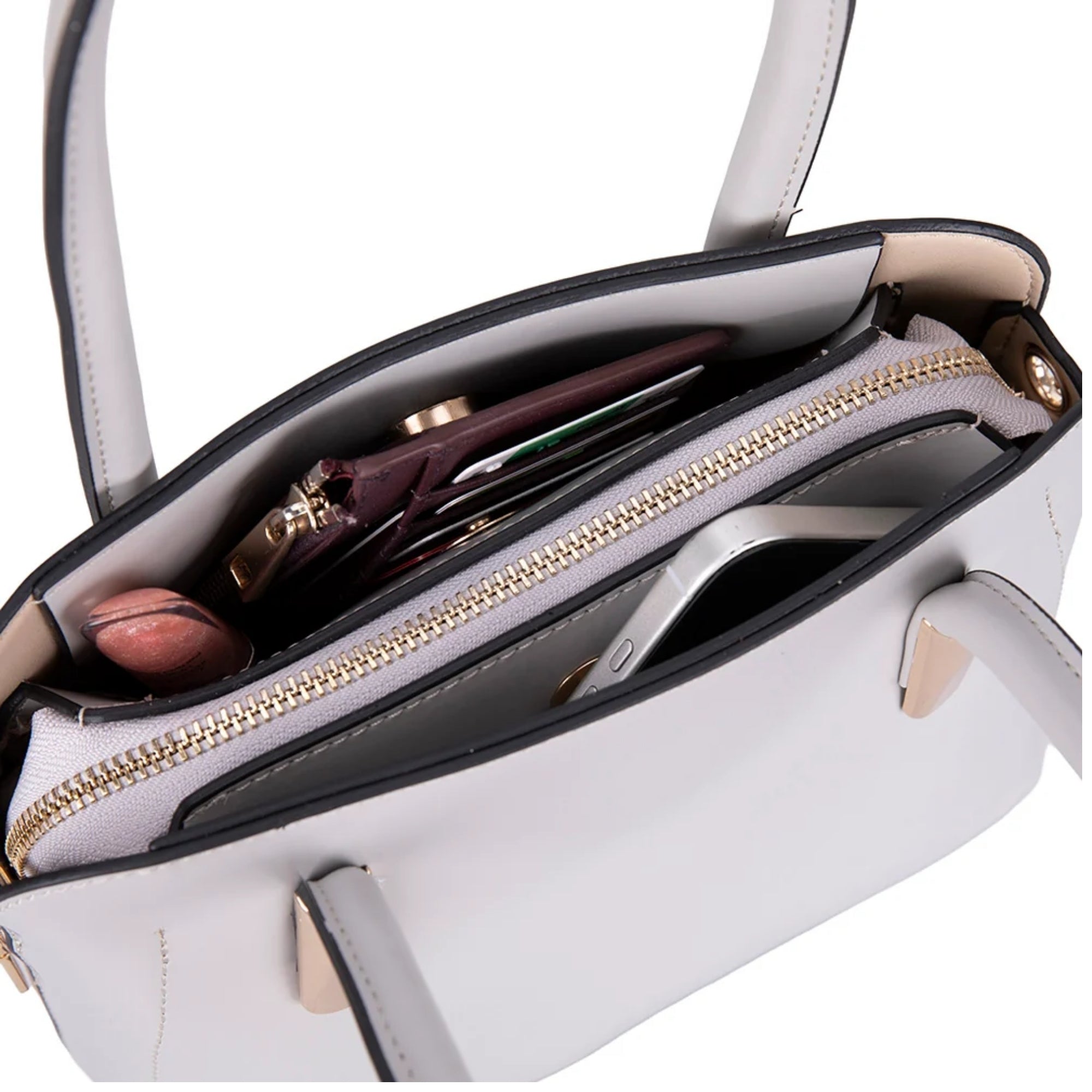 Belmont Satchel Handbag & Crossbody Purse - 