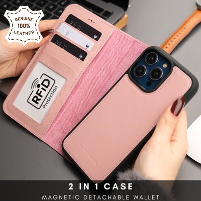 Casper Leather iPhone 15 Pro Wallet Case | MagSafe - TORONATA - 