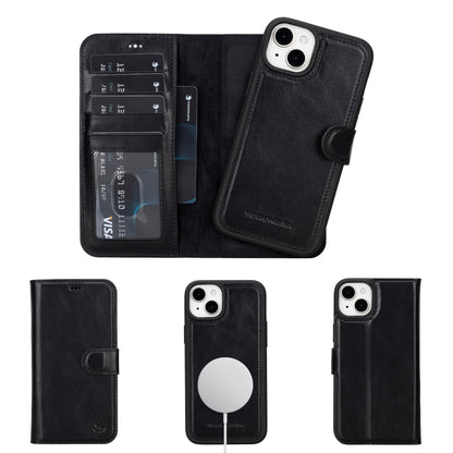 casper iphone 14 series detachable leather wallet case - toronata - 