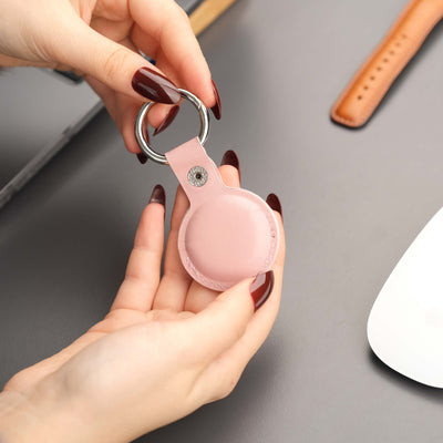 saratoga leather airtag holder - toronata - 