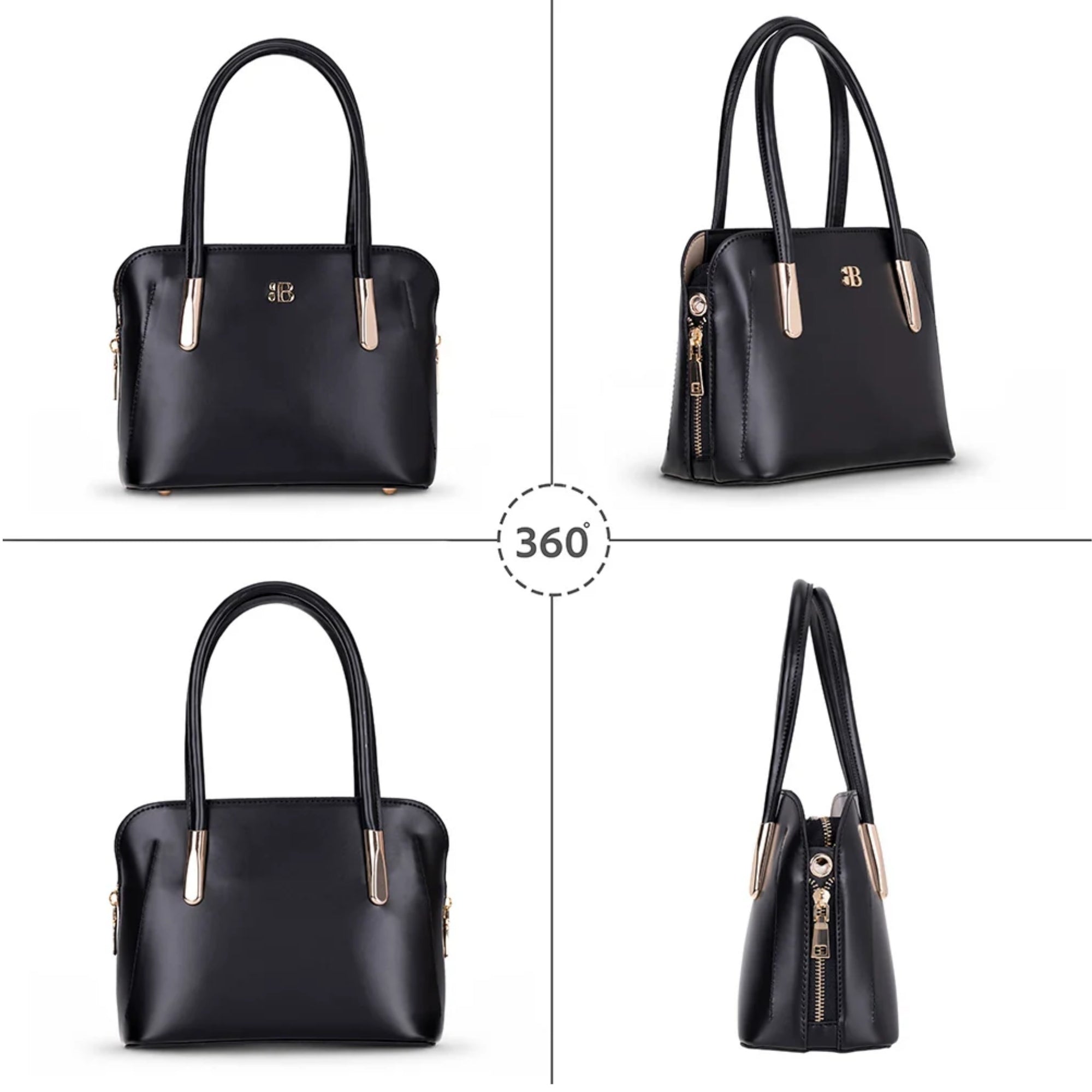 Belmont Satchel Handbag & Crossbody Purse - 