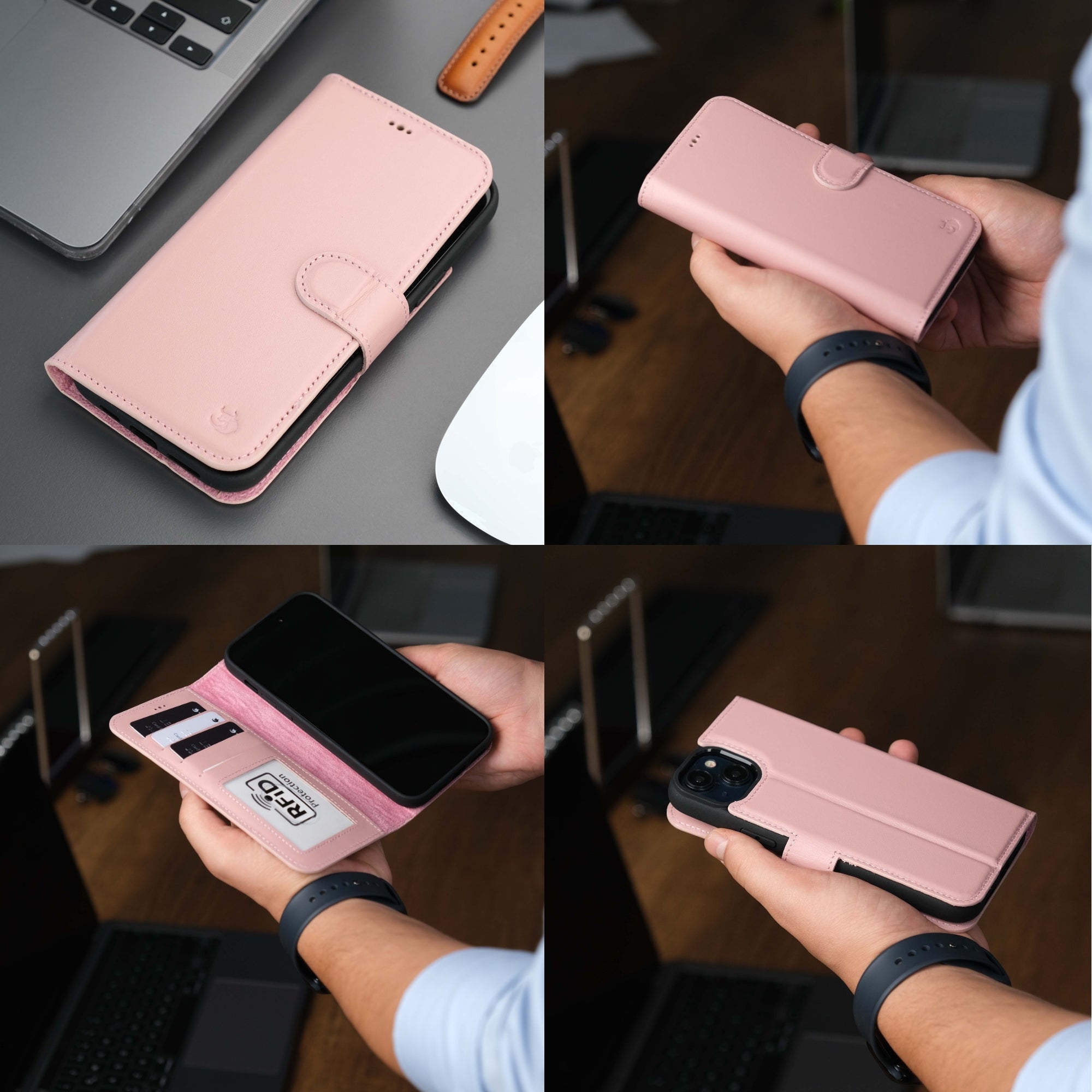 Casper Leather iPhone 14 Plus Wallet Case | MagSafe - TORONATA - 