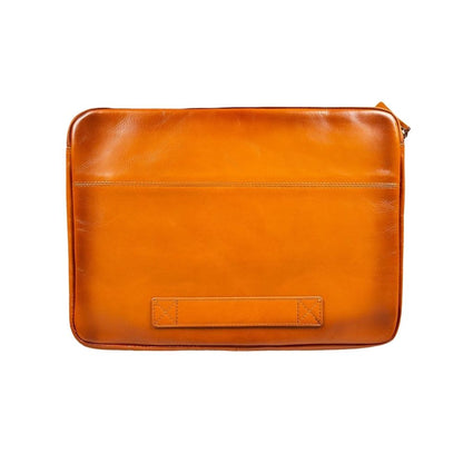 Awe Leather Laptop / Tablet Sleeve - TORONATA - color_ Tan