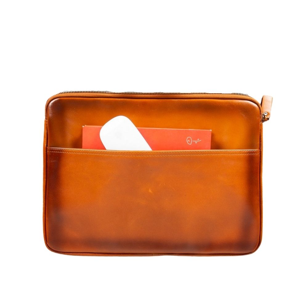Awe Leather Laptop / Tablet Sleeve - TORONATA - color_