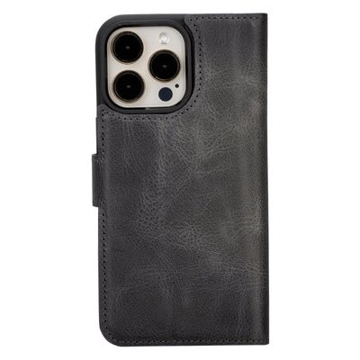 casper iphone 14 series detachable leather wallet case - toronata - 