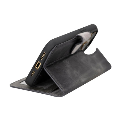 casper iphone 14 series detachable leather wallet case - toronata - 