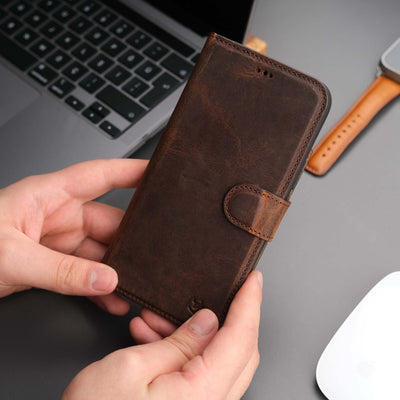 Casper Leather iPhone 14 Plus Wallet Case | MagSafe - TORONATA - 