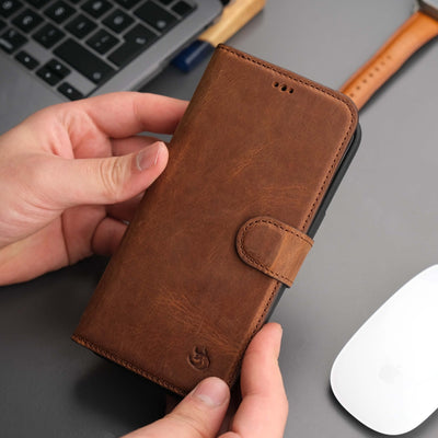 Casper iPhone 17 Pro Wallet Case Leather MagSafe - TORONATA - 