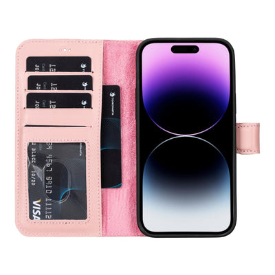 casper iphone 14 series detachable leather wallet case - toronata - 