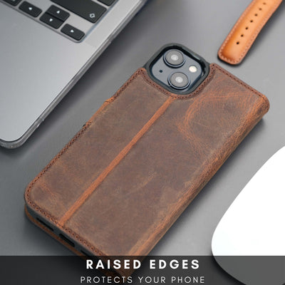 Casper Leather iPhone 14 Plus Wallet Case | MagSafe - TORONATA - 