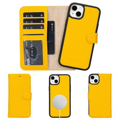 casper iphone 14 series detachable leather wallet case - toronata - 