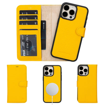 casper iphone 14 series detachable leather wallet case - toronata - 