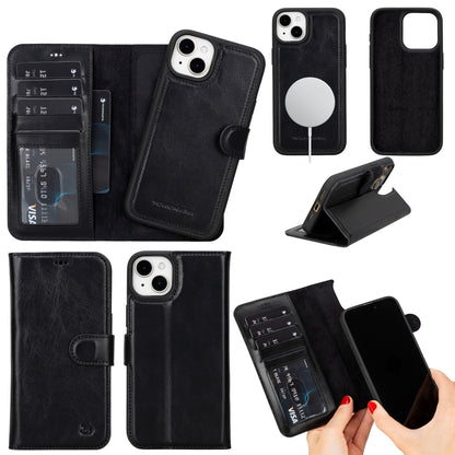 Casper Leather iPhone 14 Plus Wallet Case | MagSafe - TORONATA - 