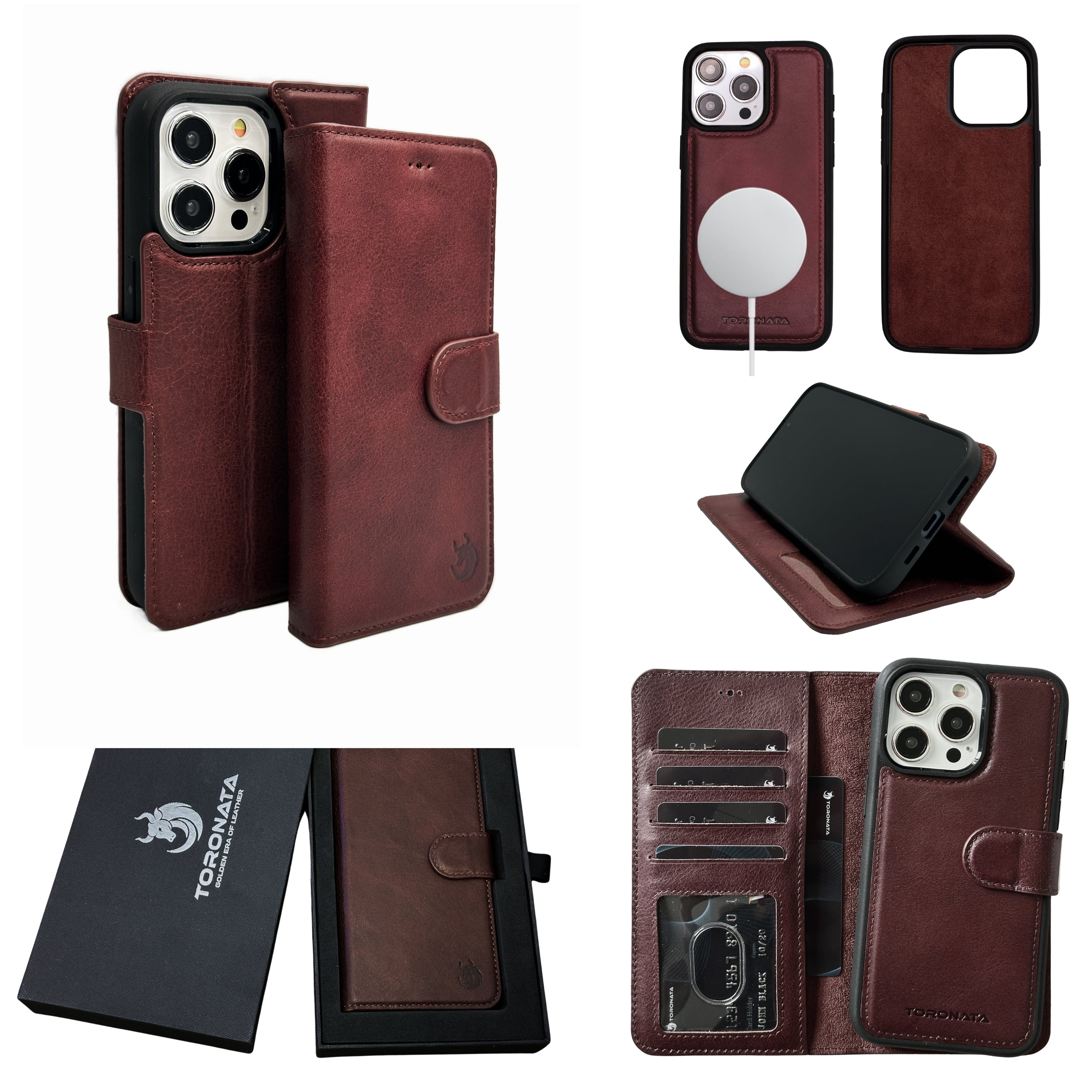 Vegas iPhone 15 Pro Max Wallet Case | MagSafe - TORONATA - 