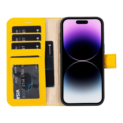 casper iphone 14 series detachable leather wallet case - toronata - 