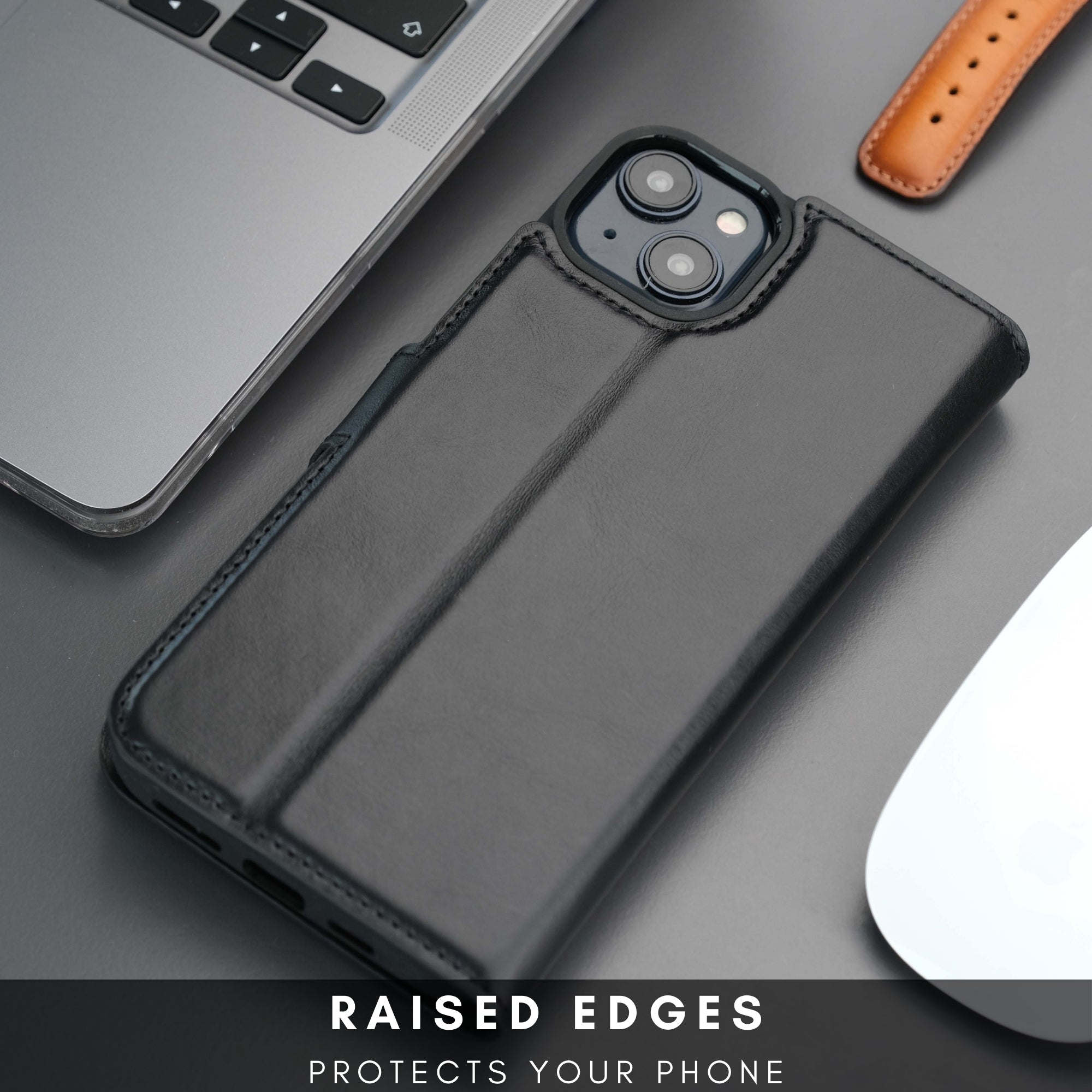 Casper Leather iPhone 14 Plus Wallet Case | MagSafe - TORONATA - 