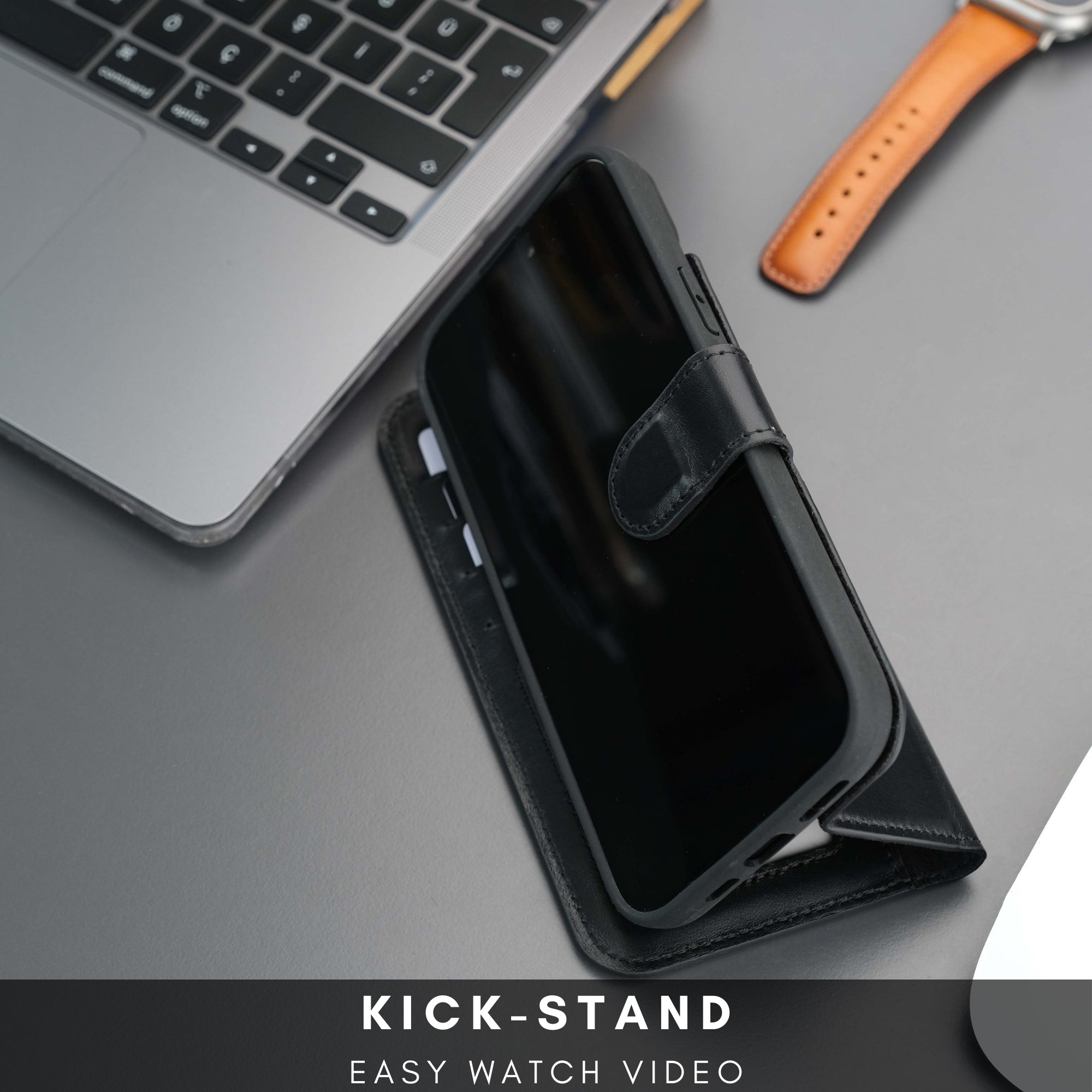 Casper Leather iPhone 14 Plus Wallet Case | MagSafe - TORONATA - 