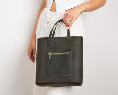 Mesa Leather Tote Bag for Women – Genuine Leather | TORONATA 