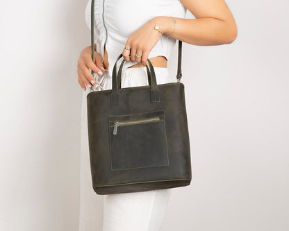 Mesa Leather Tote Bag for Women – Genuine Leather | TORONATA 