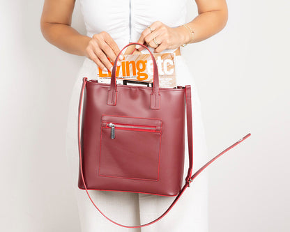 Mesa Leather Tote Bag for Women – Genuine Leather | TORONATA 