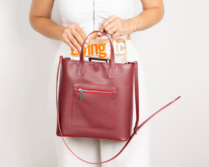 Mesa Leather Tote Bag for Women – Genuine Leather | TORONATA 
