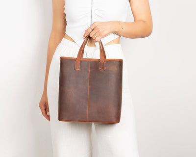 Mesa Leather Tote Bag for Women – Genuine Leather | TORONATA 