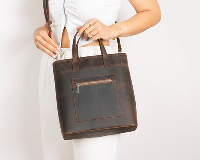 Mesa Leather Tote Bag for Women – Genuine Leather | TORONATA 