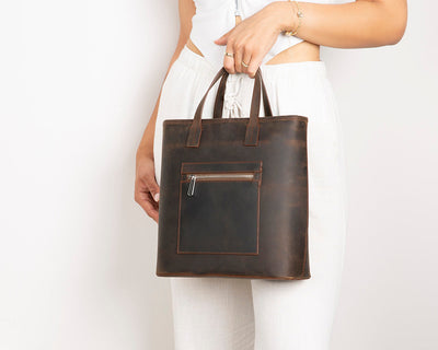 Mesa Leather Tote Bag for Women – Genuine Leather | TORONATA 