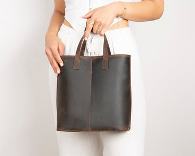Mesa Leather Tote Bag for Women – Genuine Leather | TORONATA 