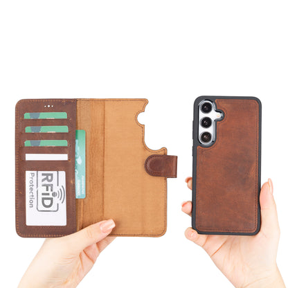 Magic Samsung Galaxy S24 Plus Leather Detachable Wallet Case - TORONATA - color_