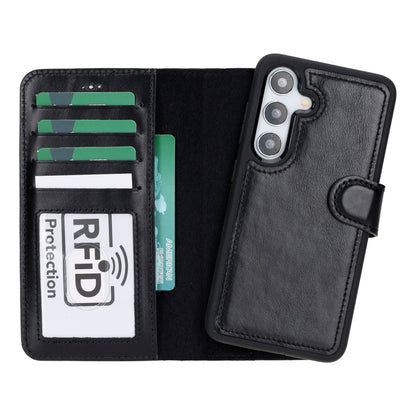 Magic Samsung Galaxy S24 Ultra Leather Detachable Wallet Case - TORONATA - color_