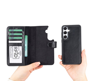 Magic Samsung Galaxy S24 Plus Leather Detachable Wallet Case - TORONATA - color_