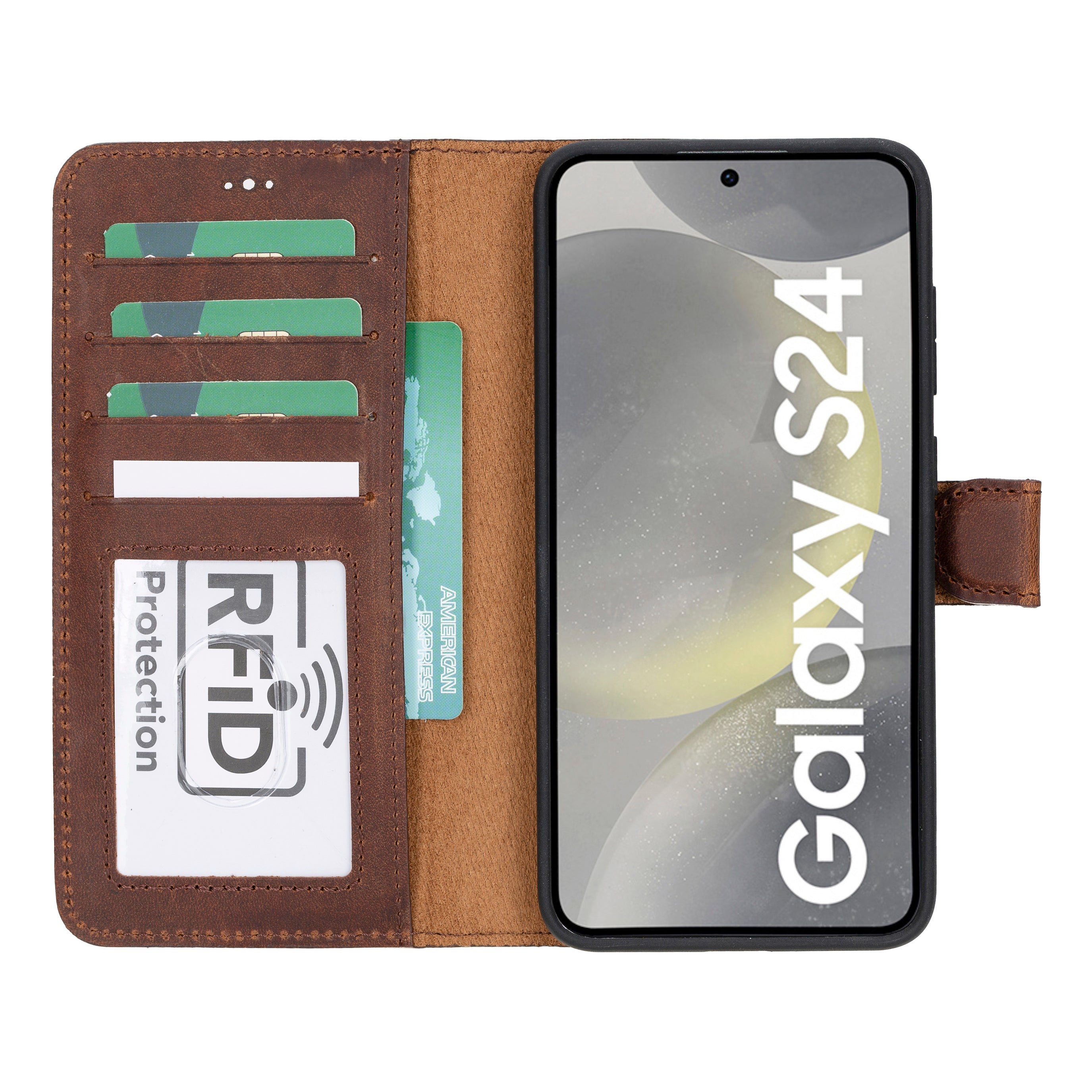 Magic Samsung Galaxy S24 Plus Leather Detachable Wallet Case - TORONATA - color_