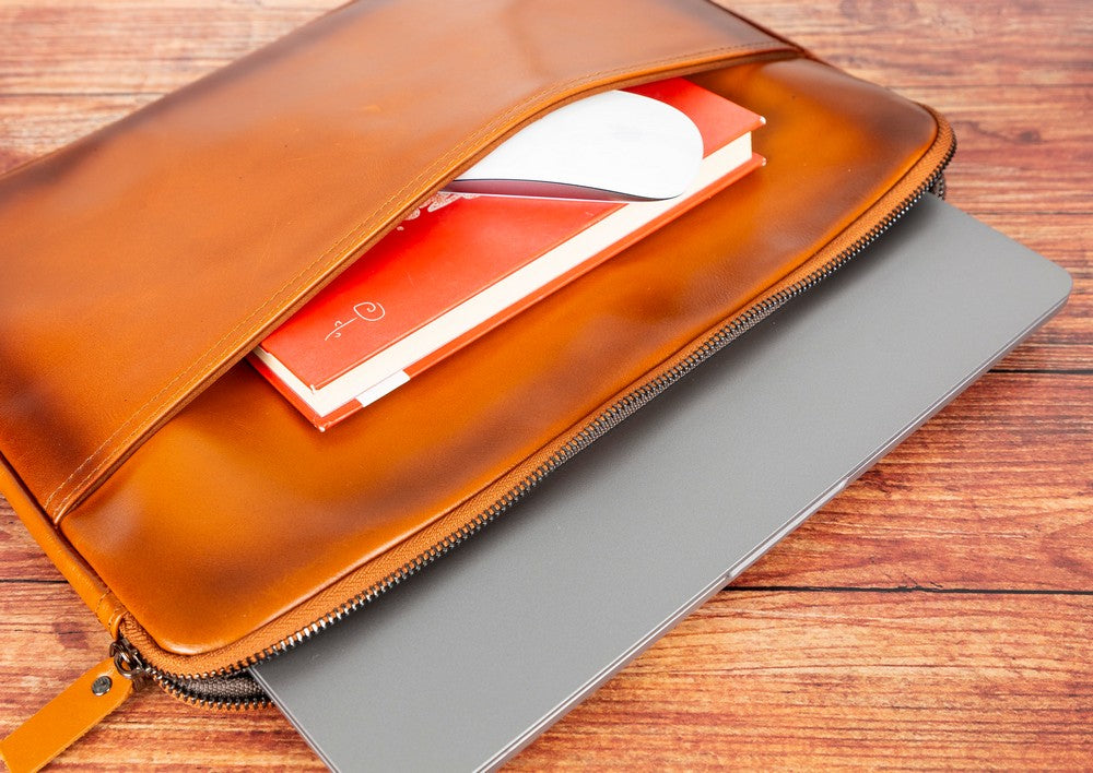 Awe Leather Laptop / Tablet Sleeve - TORONATA - color_