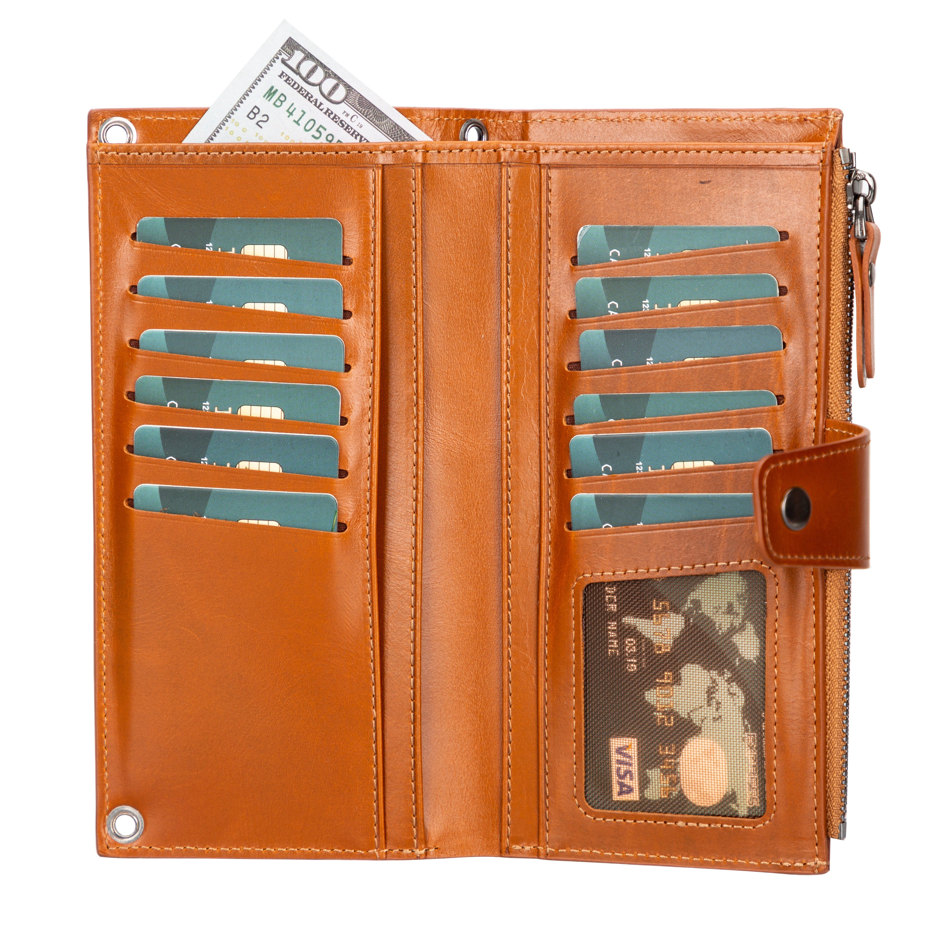 Lozan Strap Leather Crossbody Wallet - TORONATA - color_