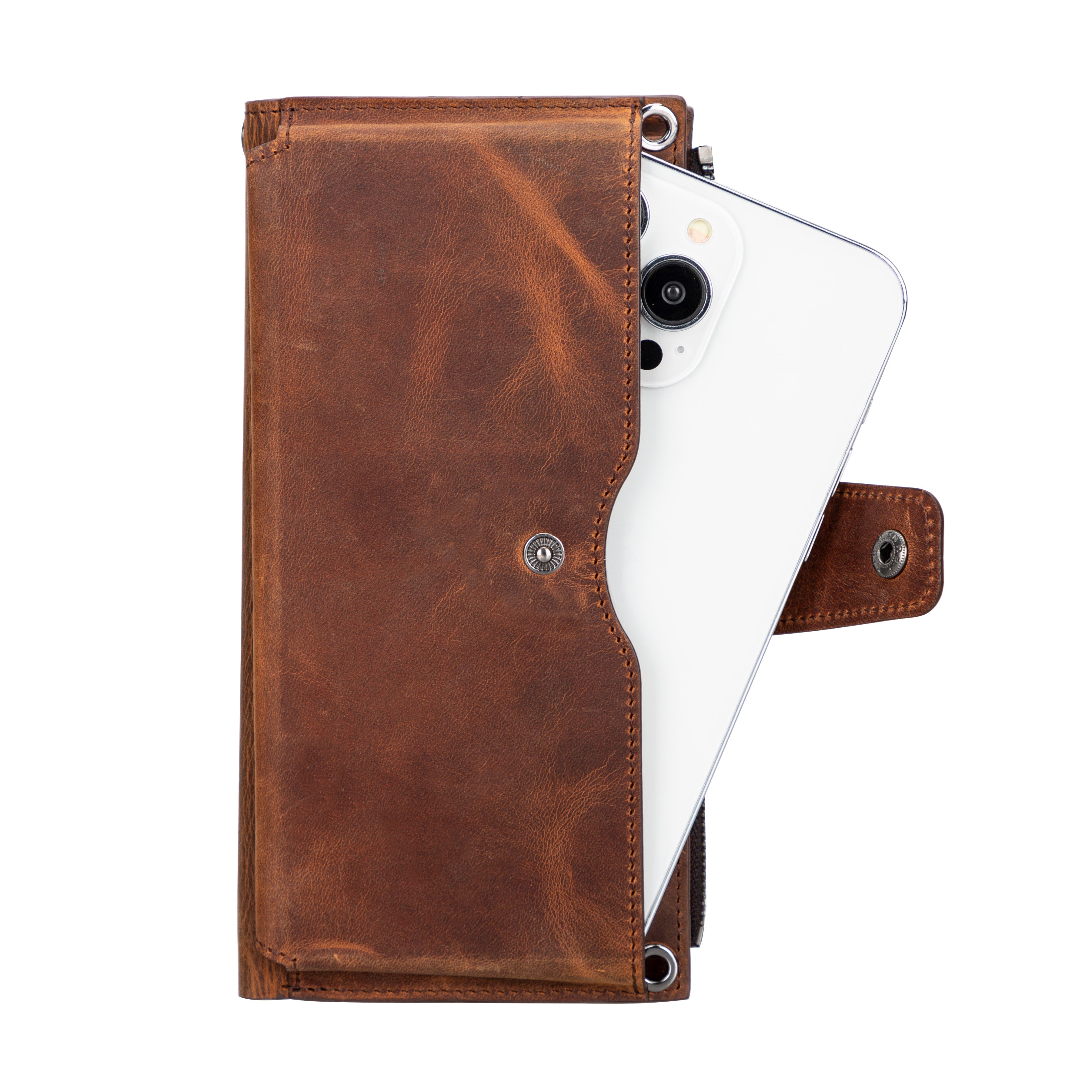 Lozan Strap Leather Crossbody Wallet - TORONATA - color_