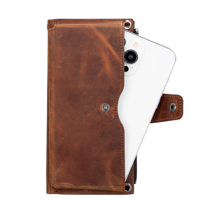 Lozan Strap Leather Crossbody Wallet - TORONATA - color_