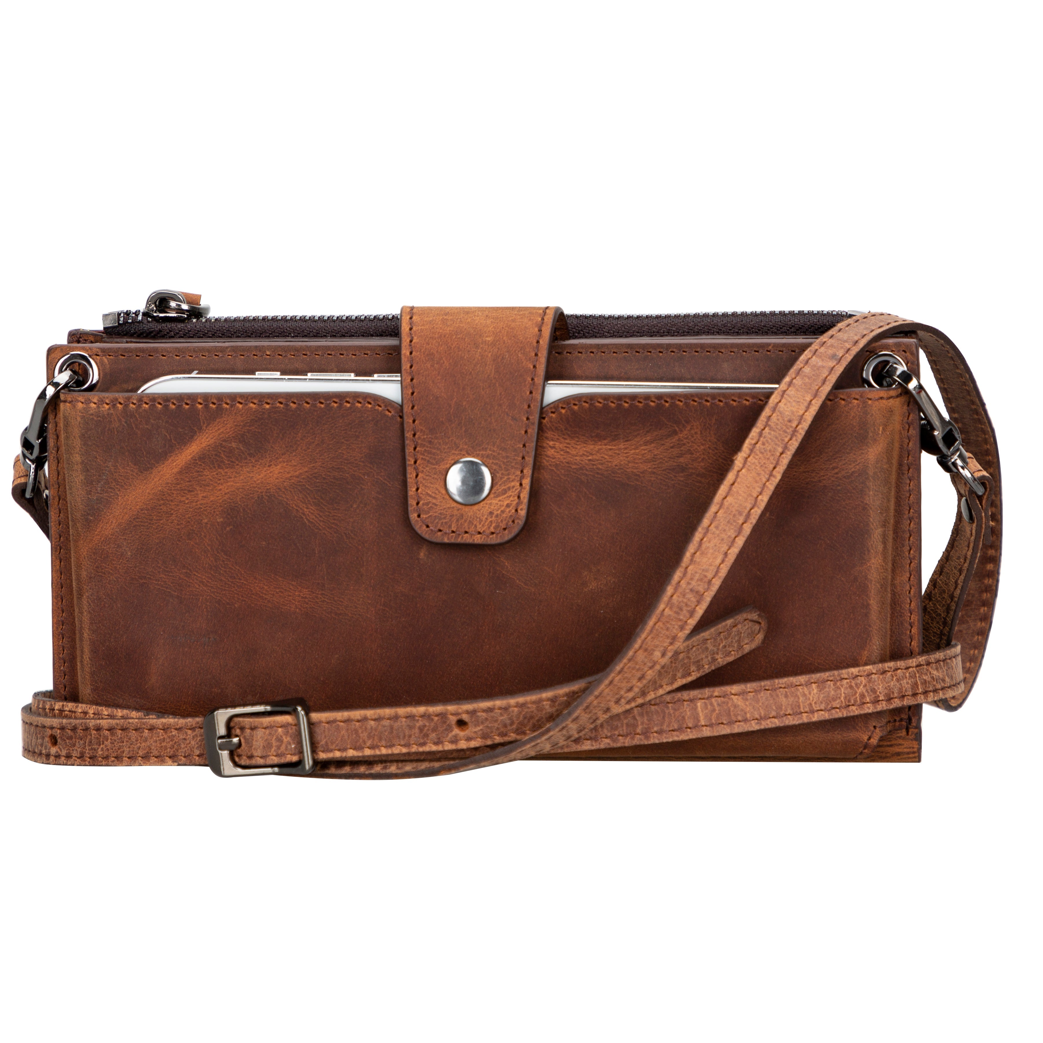 Lozan Strap Leather Crossbody Wallet - TORONATA - color_