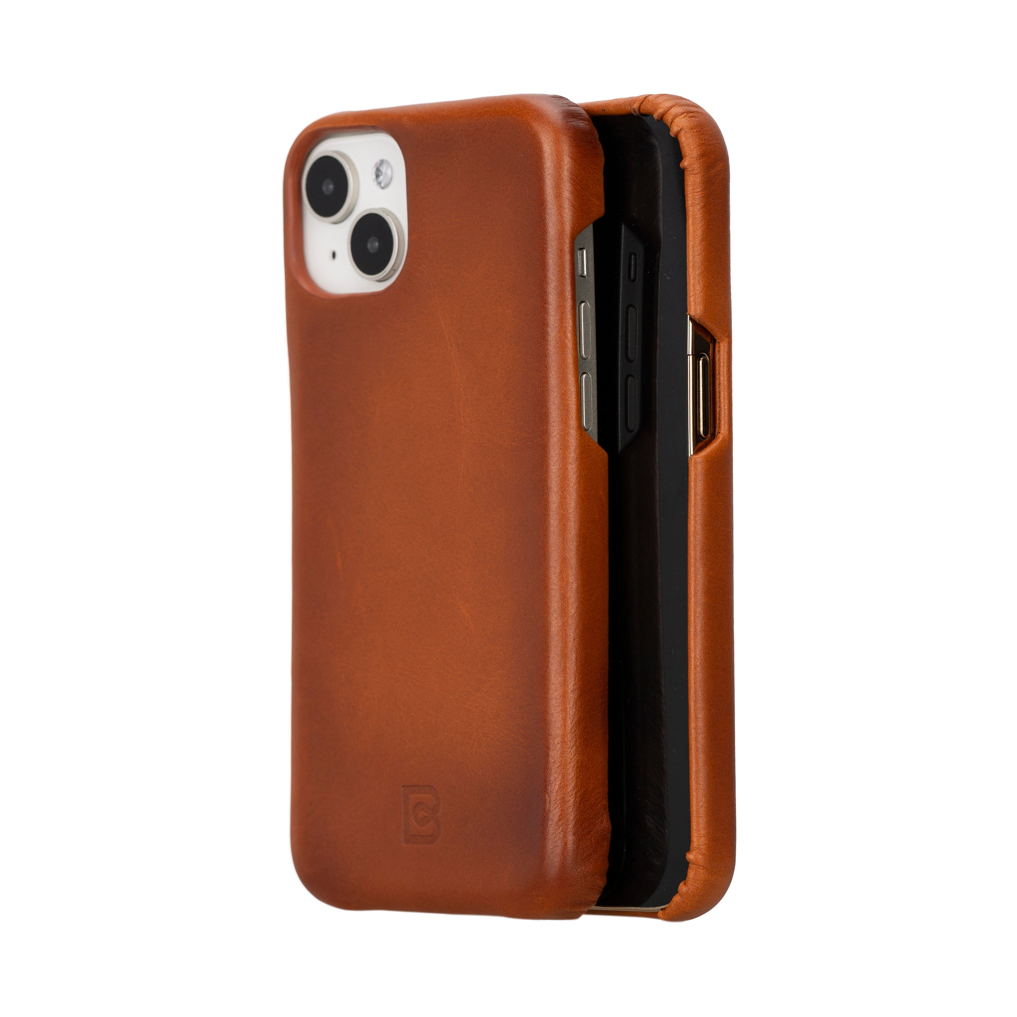 F360 iPhone 16 Leather Case - TORONATA - color_ Tan