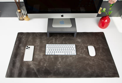 Natural Leather Desk Mat - TORONATA - color_
