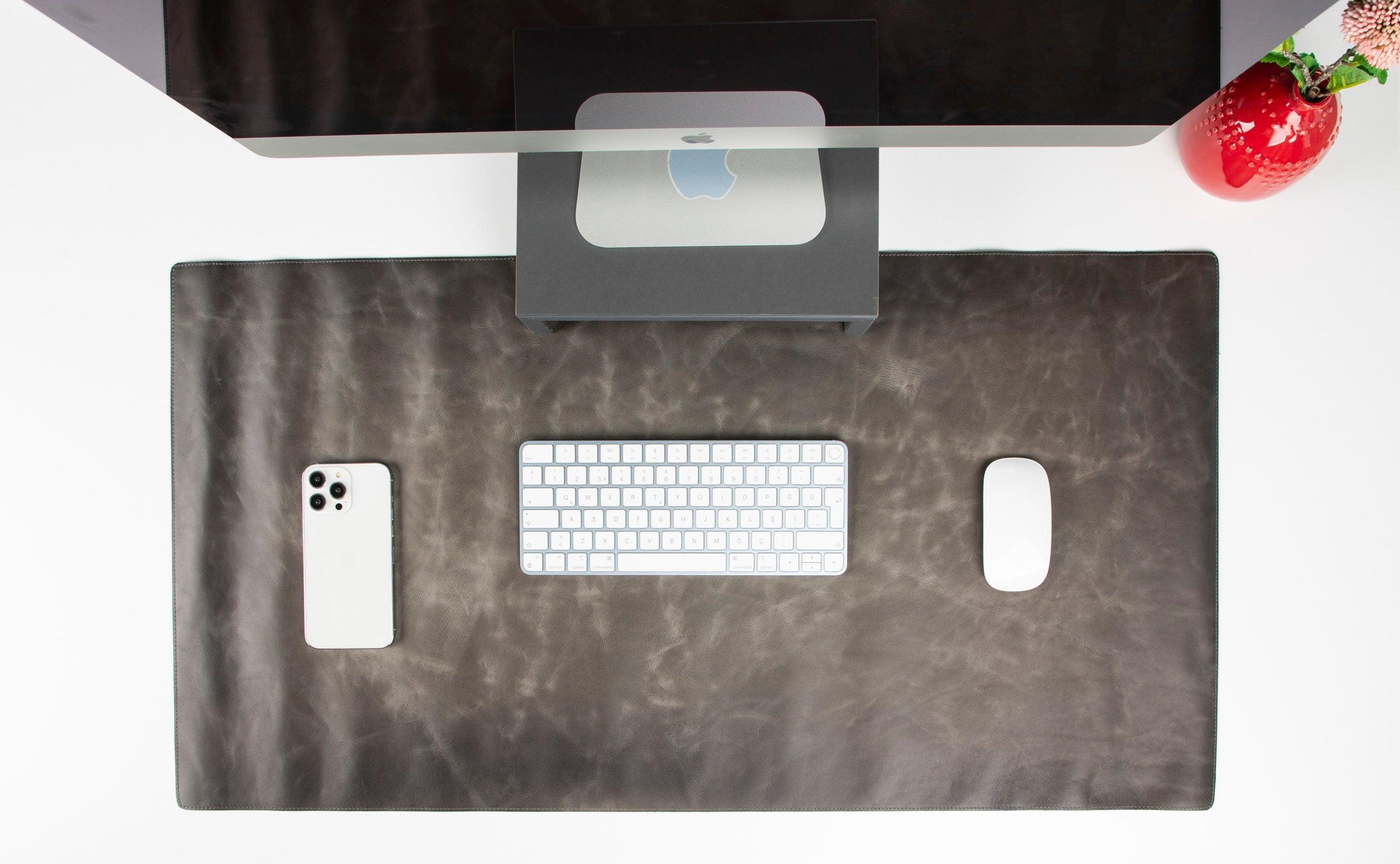 Natural Leather Desk Mat - TORONATA - color_