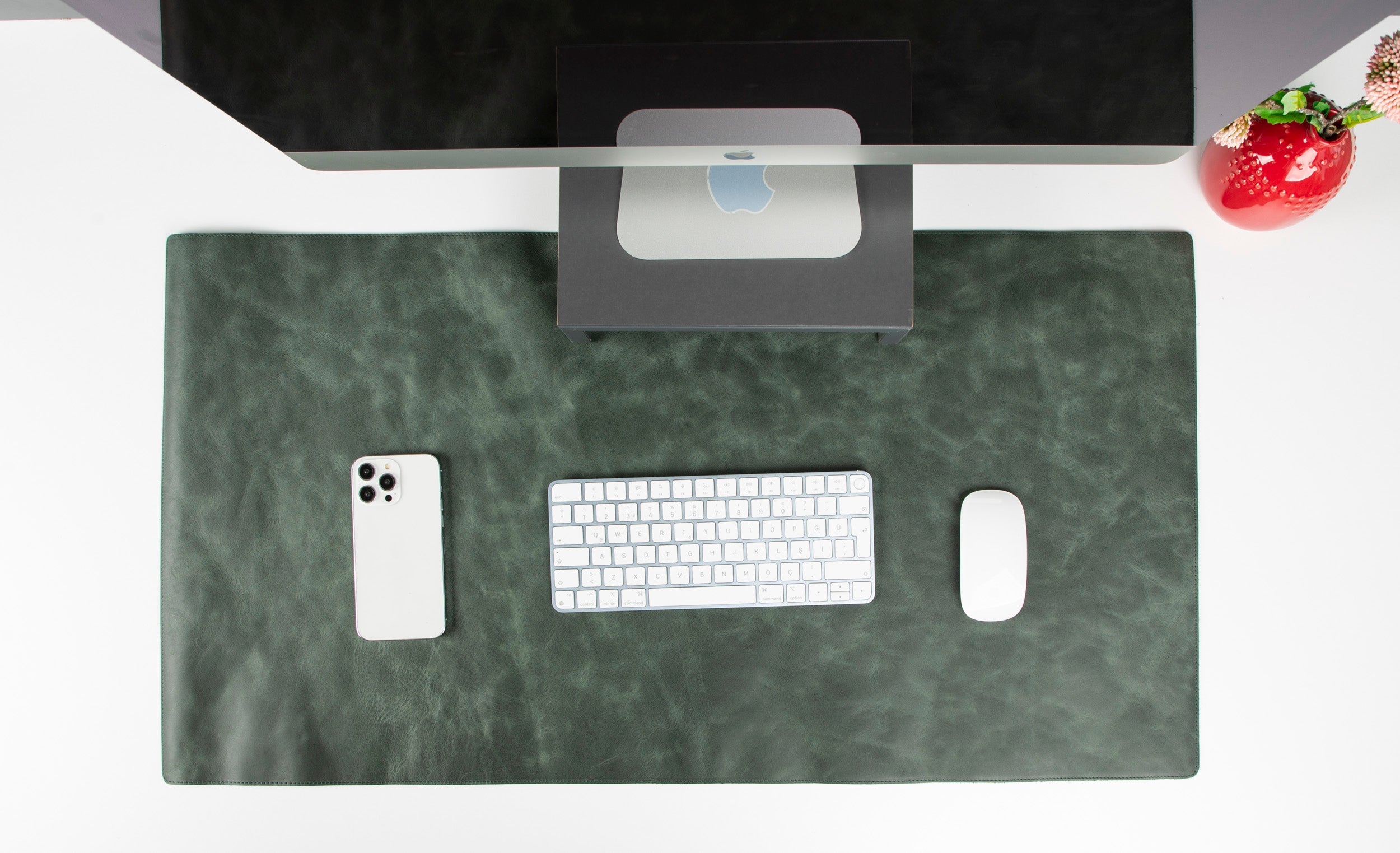 Natural Leather Desk Mat - TORONATA - color_
