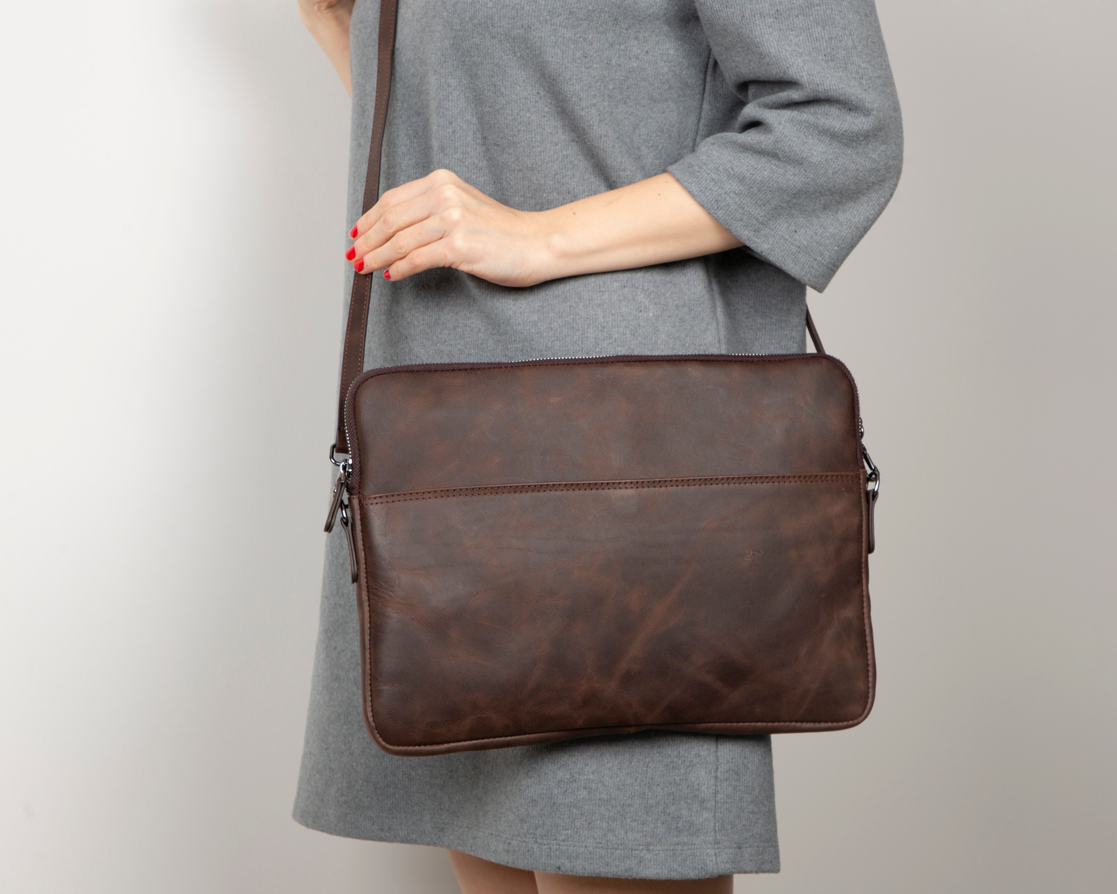 Awe Leather Laptop / Tablet Sleeve - TORONATA - color_