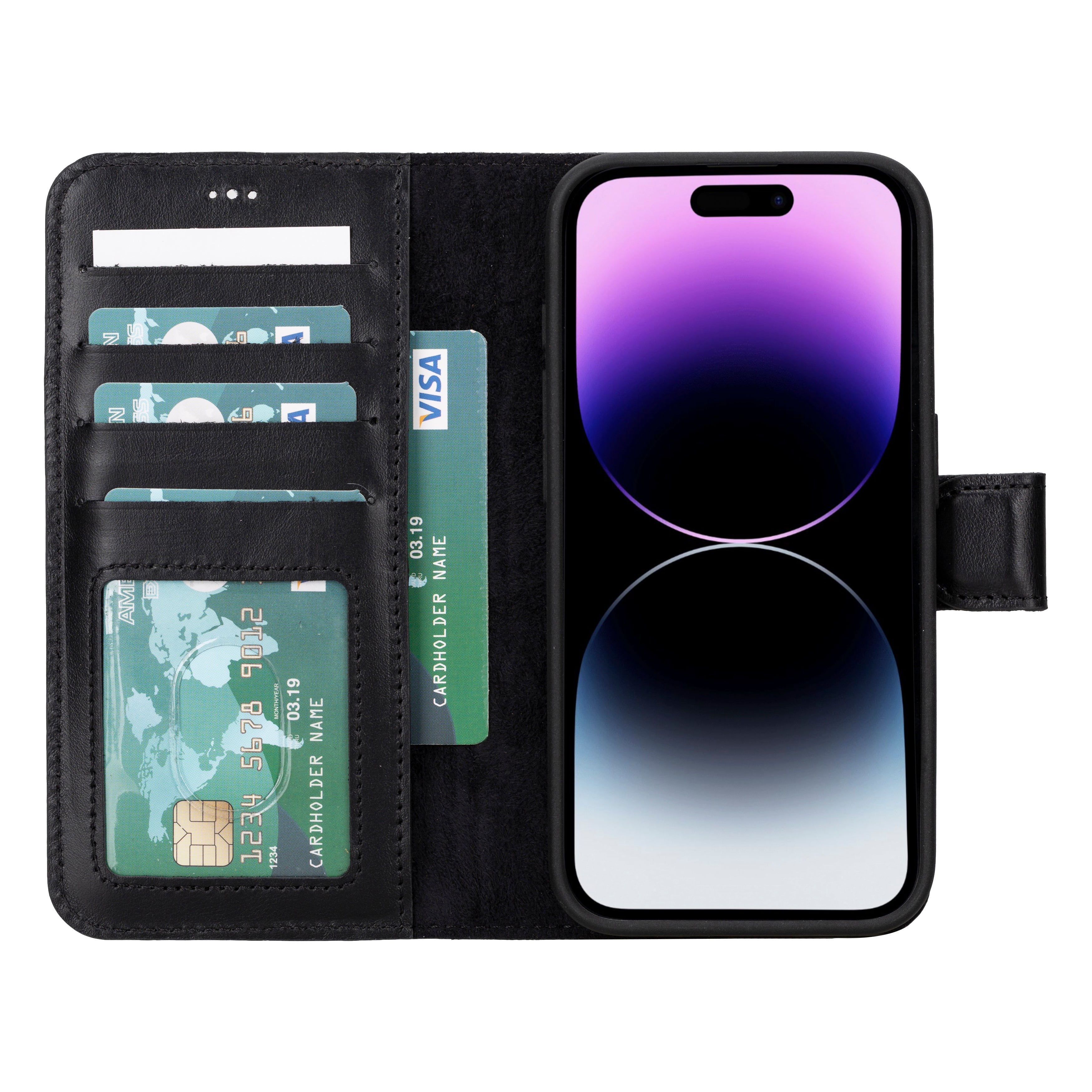 Magic iPhone 16 Pro Max Leather Detachable Wallet Case - TORONATA - color_