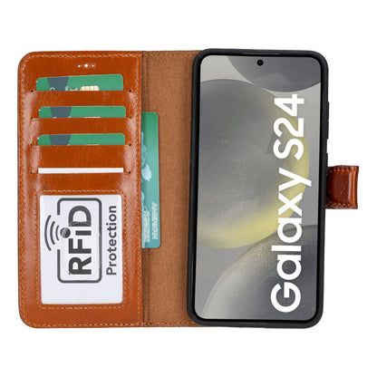 Magic Samsung Galaxy S24 Ultra Leather Detachable Wallet Case - TORONATA - color_