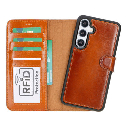 Magic Samsung Galaxy S24 Ultra Leather Detachable Wallet Case - TORONATA - color_
